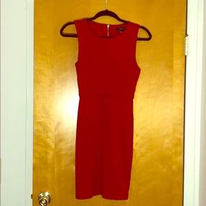 Red cocktail dress